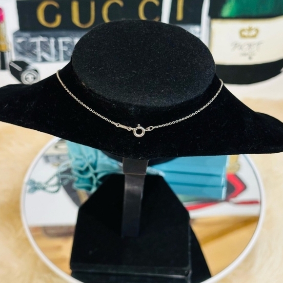 RARE Tiffany & Co Paloma Picasso Tenderness Heart Necklace .925 Sterling Silver - Picture 8 of 9